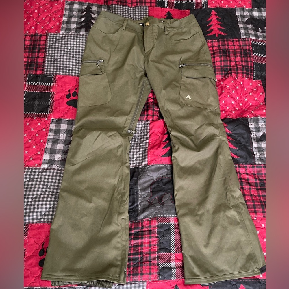 Burton Gloria Insulated Women's XL Snowboard Pant Forest Green Never Worn